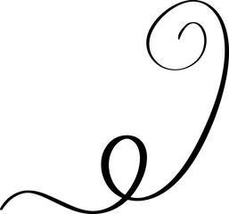 doodle line ornament