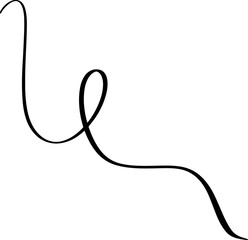 doodle line ornament