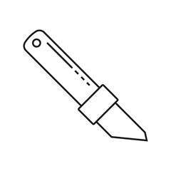 Glass cutter icon