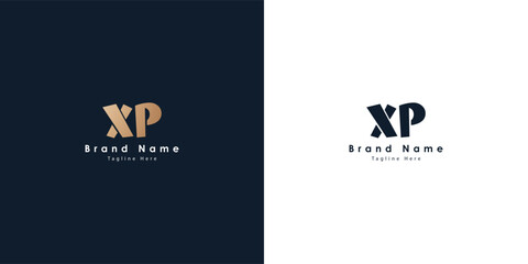 XP Letters vector logo design