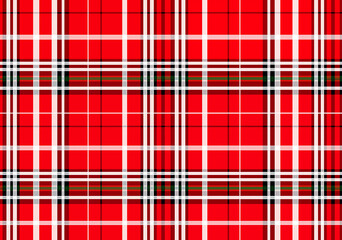 Seamless Plaid pattern square red xmas