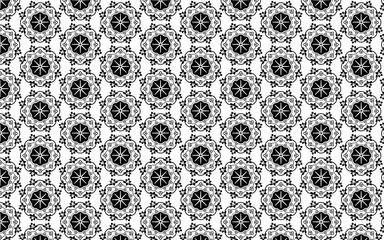 Decorative Element circle seamless pattern
