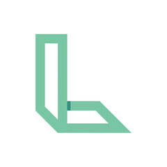 Monogram L design vector logo. Monogram initial letter mark L logo design. Monogram design vector logo. Monogram initial letter mark L logo design. Simple L monogram