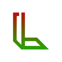 Monogram L design vector logo. Monogram initial letter mark L logo design. Monogram design vector logo. Monogram initial letter mark L logo design. Simple L monogram