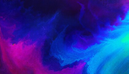 Obraz na płótnie Canvas Abstract watercolor paint background with gradient deep blue color with liquid fluid grunge texture background
