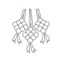 Ramadhan Ketupat Outline