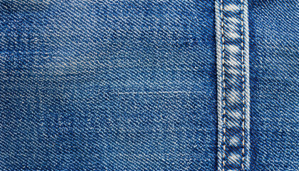 Fabric blue jeans texture background