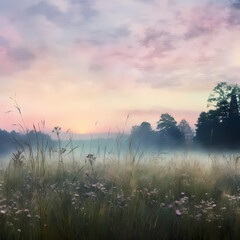 an evening meadow 