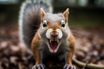 An Angry Squirrel