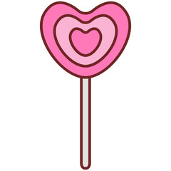 heart shaped lollipop