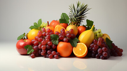Naklejka na ściany i meble fruits and vegetables. Geneative AI