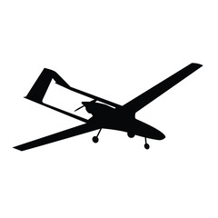 advance military drone uav silhouette