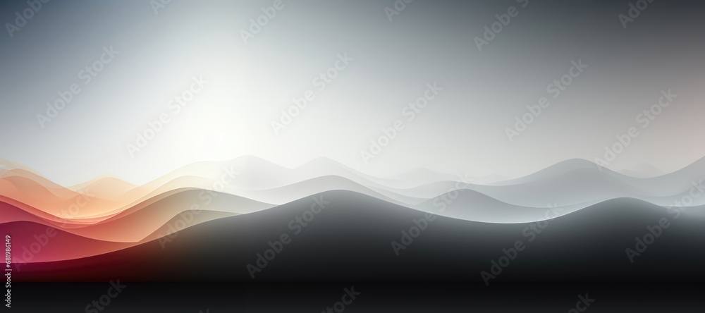 Wall mural an abstract background image showcases serene waves with a tranquil color gradient, complemented by 