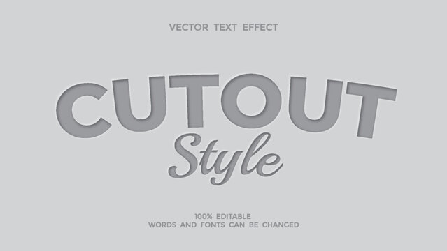 cutout style editable text effect