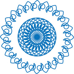 beautiful mandala with vector design 