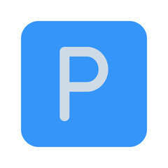 parking area flat icon