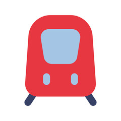 train flat icon