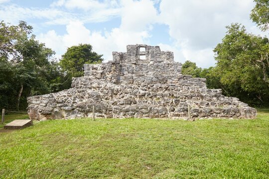 The obscure Mayan ruins of San Gervasio, located on the Mexican island of Cozumel
