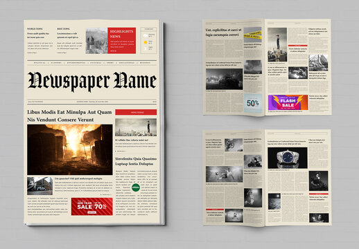 Newspaper Template Design