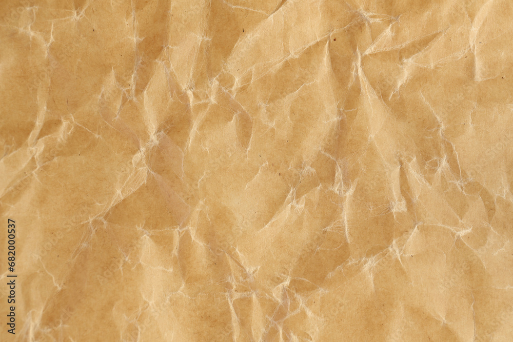 Wall mural texture of brown wax paper. background