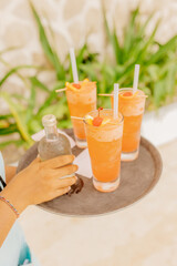 glass of orange juice