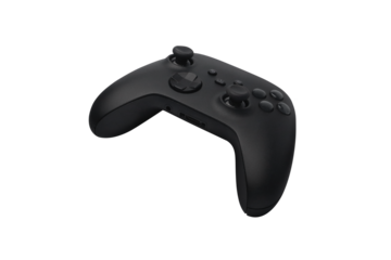 Joystick gamepad closeup on transparent background png