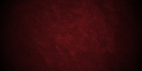 Red stone wall texture grunge rock surface. dark gray concrete background backdrop. wide panoramic banner. old wall stone for dark red distressed grunge background wallpaper rough concrete wall.