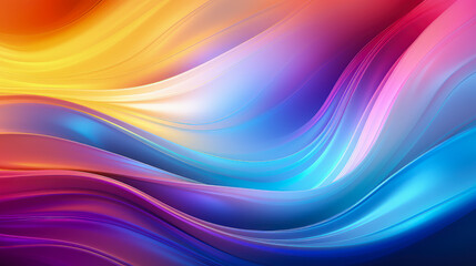 Abstract rainbow colorful background with some smooth lines