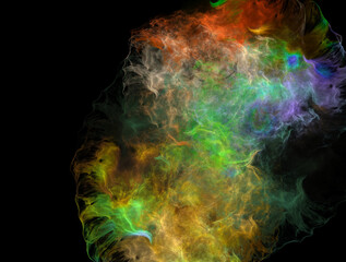 Imaginatory fractal abstract background Image