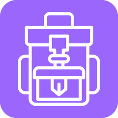 Fototapeta premium Vector Design Backpack Icon Style