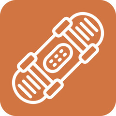 Vector Design Skateboard Icon Style