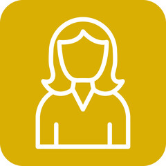 Vector Design Character Female Icon Style