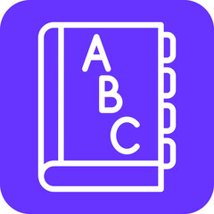 Vector Design English Literature Icon Style