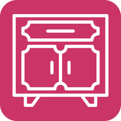 Vector Design Night Stand Icon Style