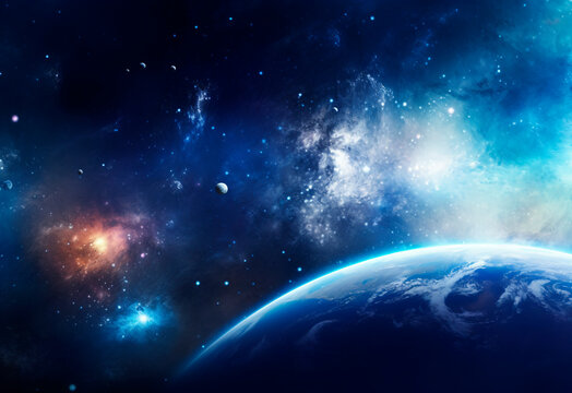 宇宙空間 銀河系の惑星 © Jusco