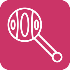 Vector Design Rattle Icon Style