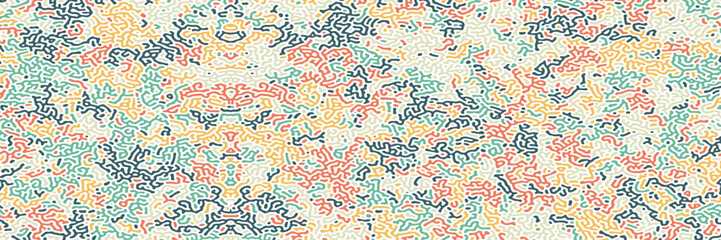 Abstract colorful turing seamless pattern background design