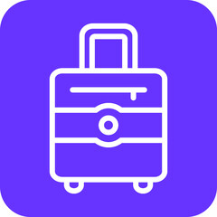 Vector Design Luggage Icon Style