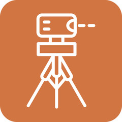 Vector Design Laser Level Icon Style