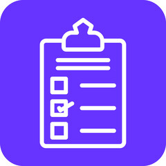 Vector Design Checklist Icon Style