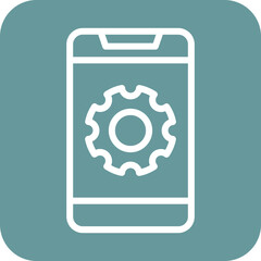 Vector Design Mobile Phones Icon Style