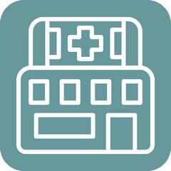 Vector Design Clinic Icon Style