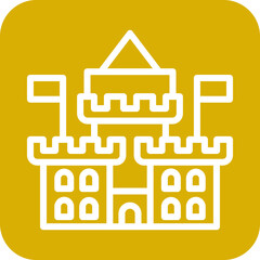 Vector Design Castle Icon Style