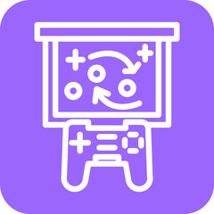 Vector Design Game Strategy Icon Style