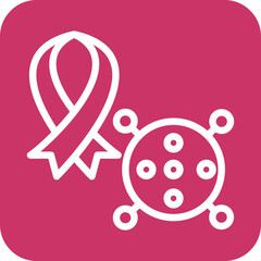 Vector Design Cancer Icon Style