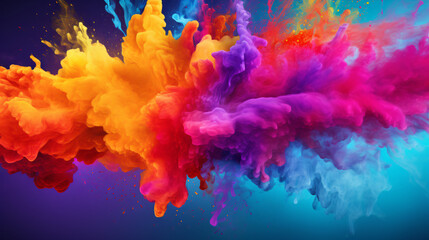Background with color splash