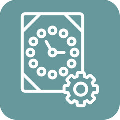 Vector Design Time Management Icon Style