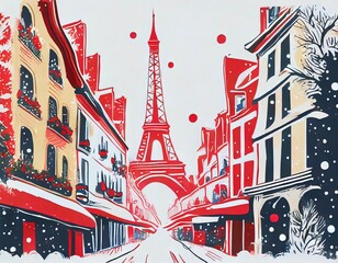 Merry Christmas on the streets of Paris