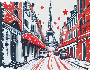 Merry Christmas on the streets of Paris