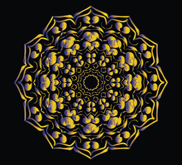 Beautiful decoration ornament mandala design

